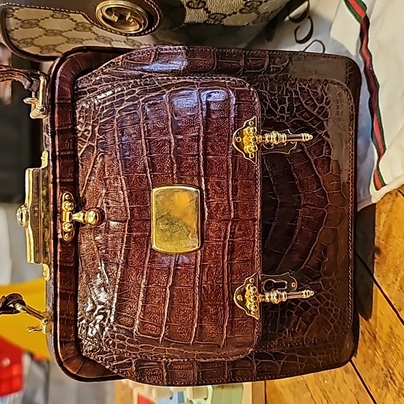 Vintage Valentino Alligator Handbag c1960s - Picture 1 of 4